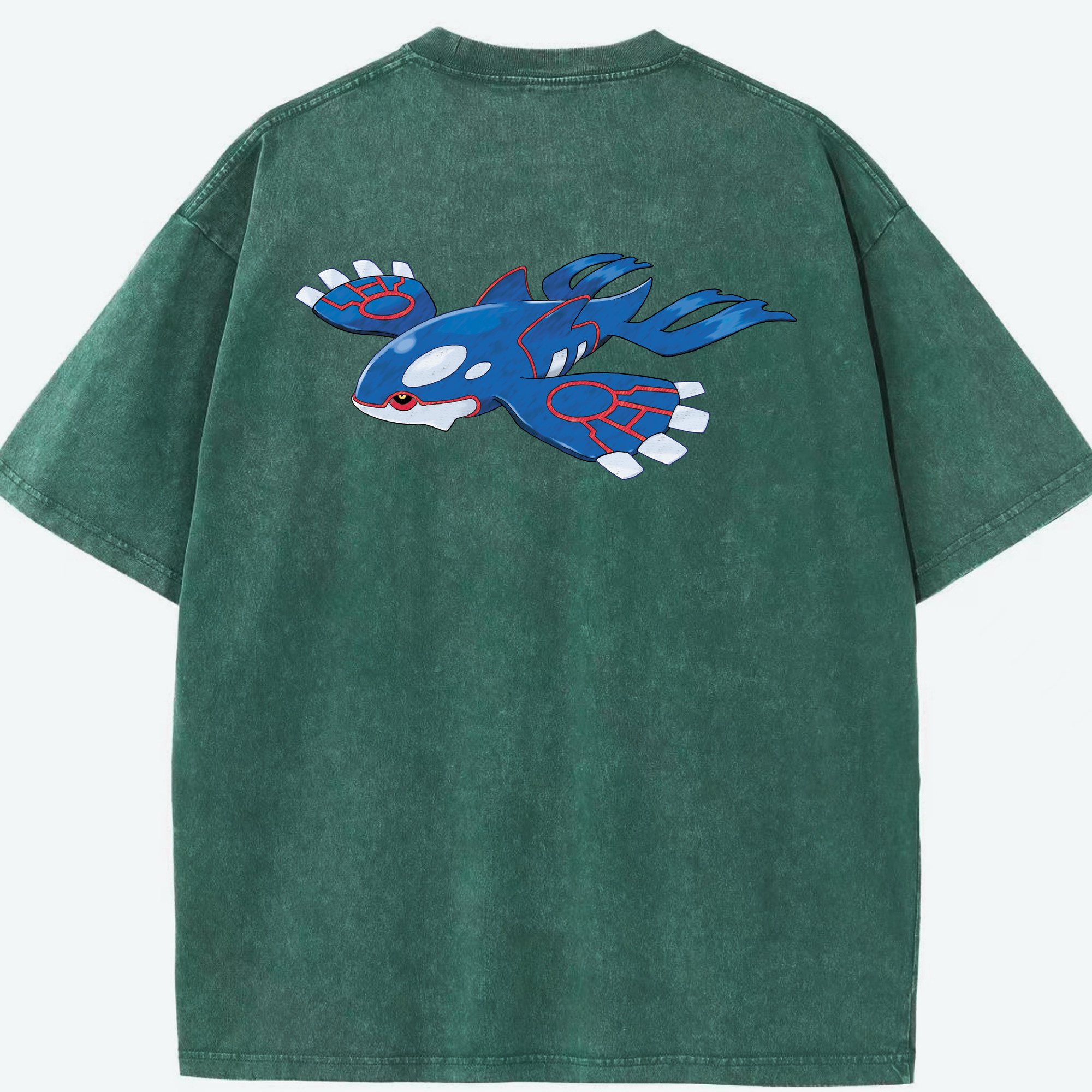 （画像用） ポケットモンスター Pokémon 綿100% ヴィンテージ風 半袖Tシャツ（背面プリント）